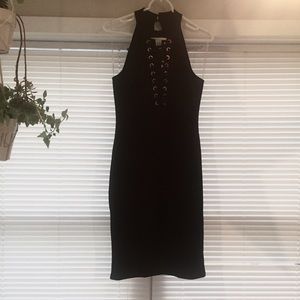 New‼️ ⭐️4 for $30⭐️ Black lace up dress